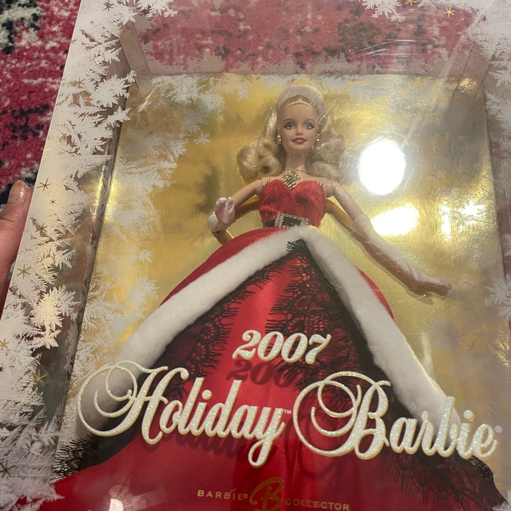 Barbie 2007 Holiday Collector Doll - Red and White Elegance